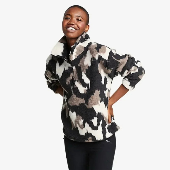 Eddie Bauer Ladies’ Plush Quarter Zip - Picture 1 of 9